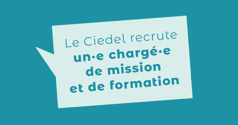 Recrutement D Une Charg E De Mission Et De Formation Ciedel